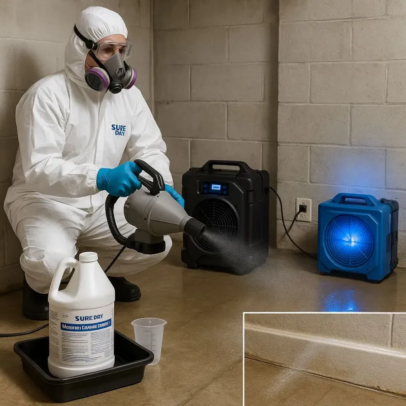 Sanitization and Odor Removal process in Blacklick Estates, OH