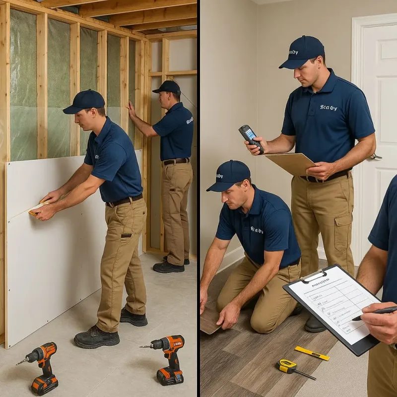 Repairs and Reconstruction process in Blacklick Estates, OH