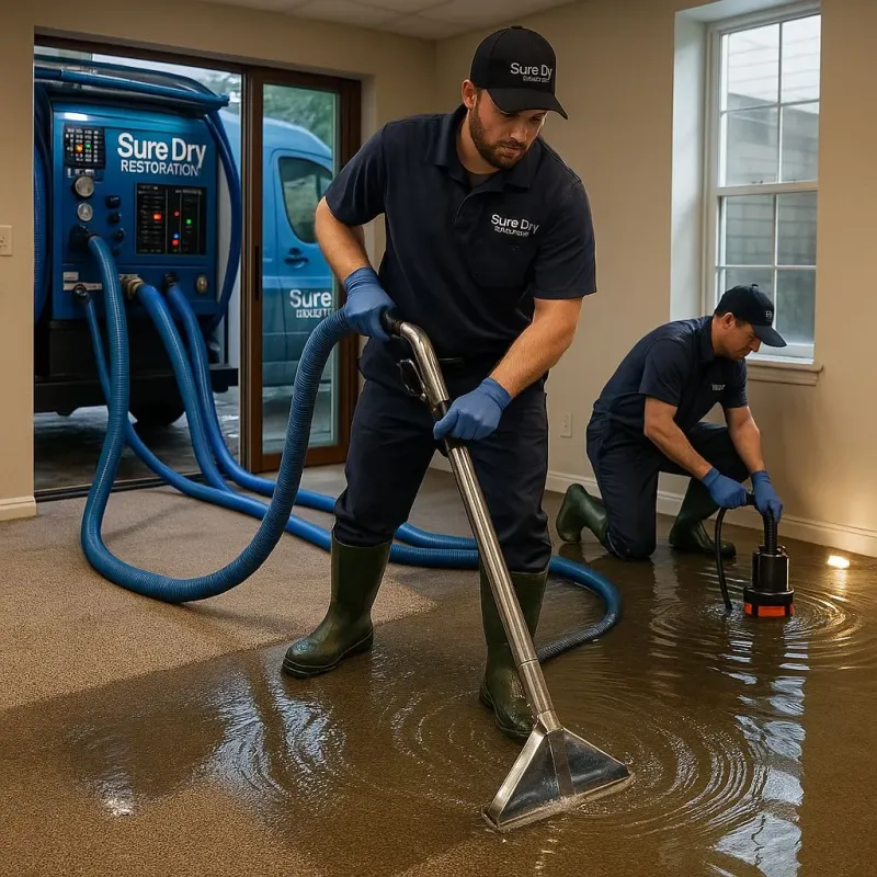 Water Extraction and Removal process in Blacklick Estates, OH